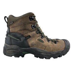 Keen Mens Size 11.5D Pittsburgh Energy 6" Cascade Brown Waterproof Utility Boots